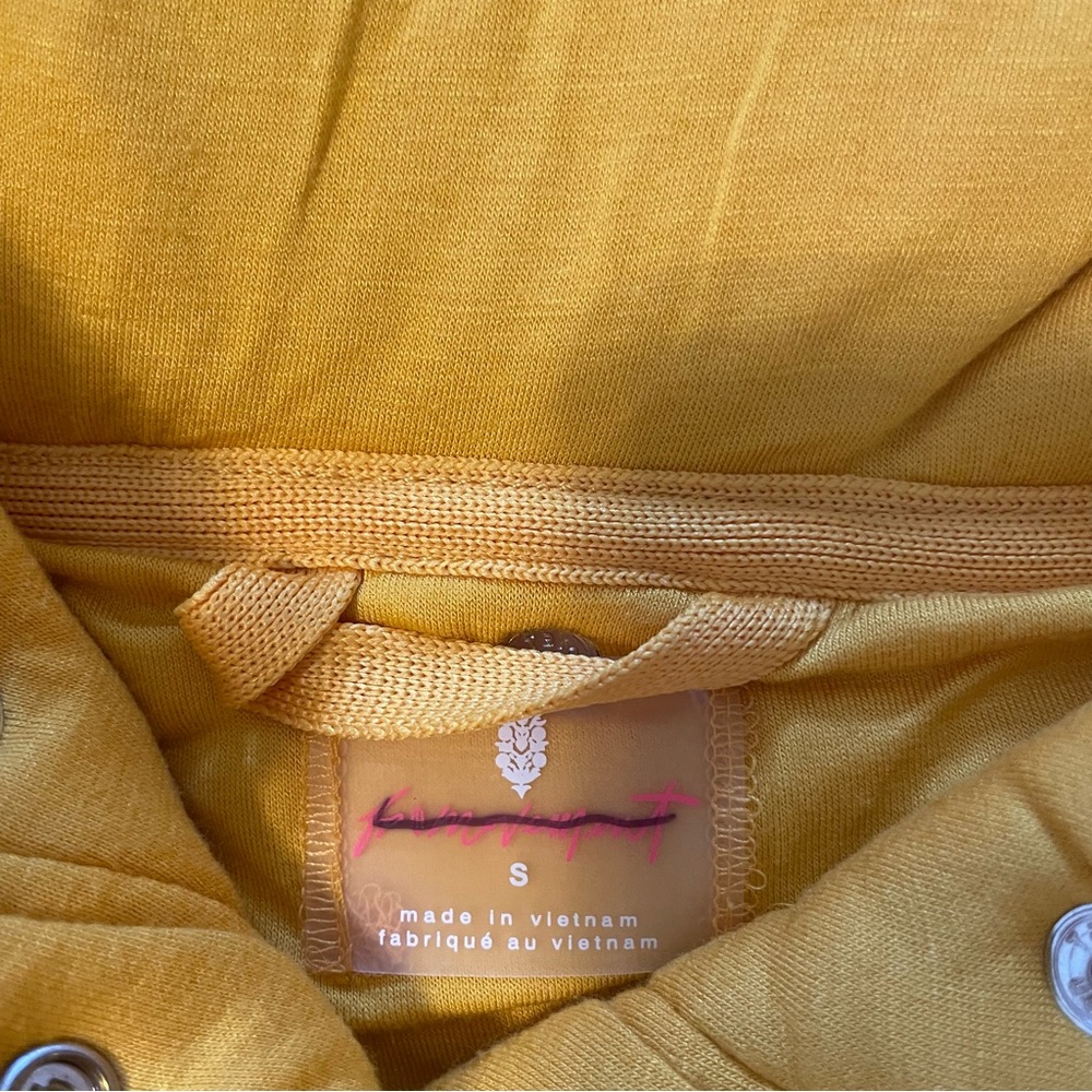 Free People Adventure Awaits Fleece Jacket Small Orangeade NWT - Picture 10 of 10